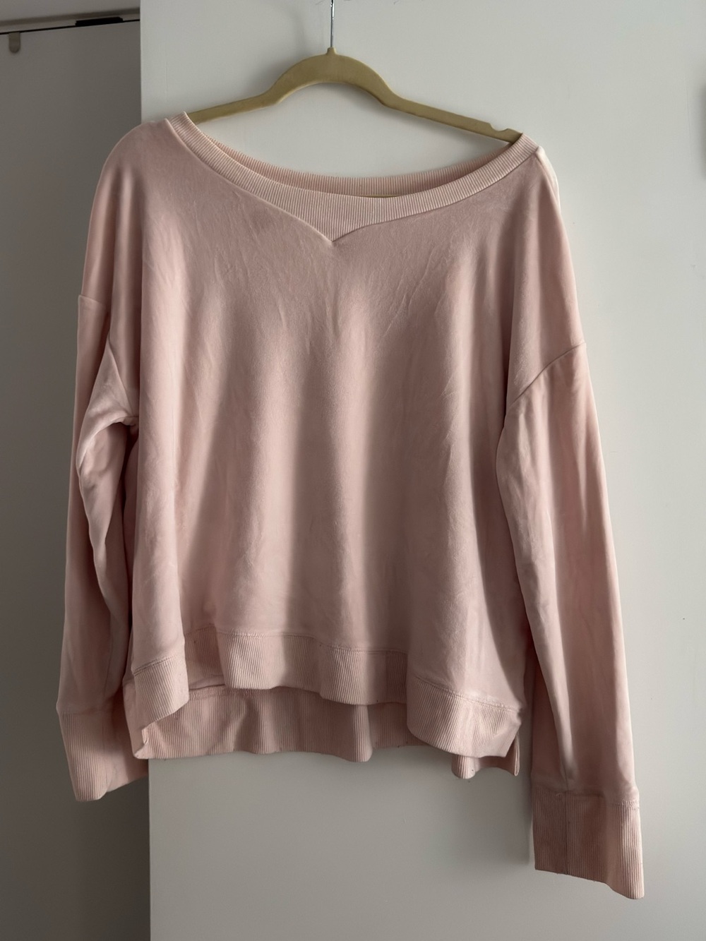 Light Pink Pullover Sweatshirt by HoneyDew pajama top
